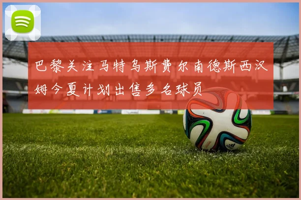 巴黎关注马特乌斯费尔南德斯西汉姆今夏计划出售多名球员