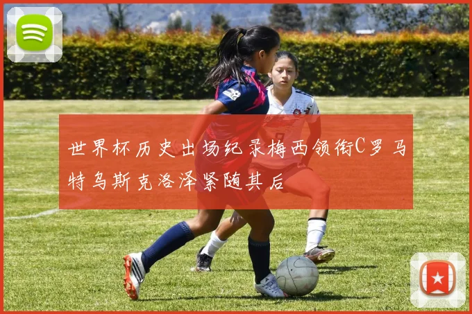 世界杯历史出场纪录梅西领衔C罗马特乌斯克洛泽紧随其后