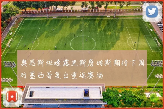 奥恩斯坦透露里斯詹姆斯期待下周对墨西哥复出重返赛场